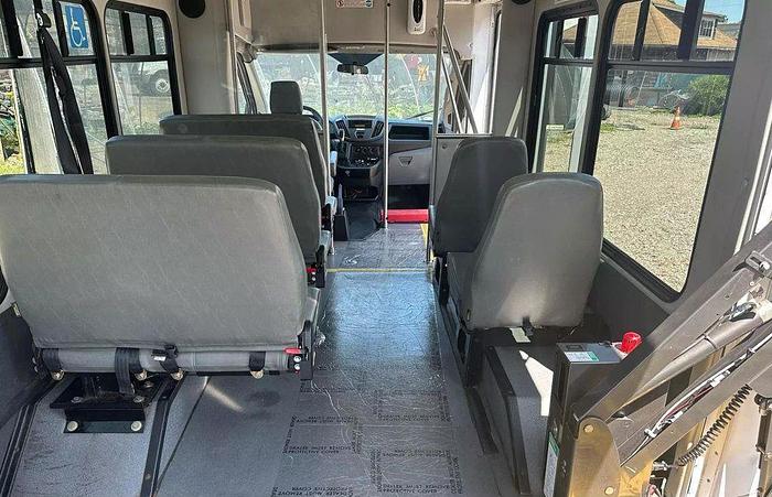Refurbished 2017 Ford NON CDL TRANSIT T350 8/4 CNG WHEELCHAIR SHUTTLE BUS