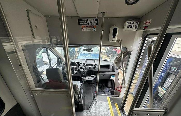 Refurbished 2017 Ford NON CDL TRANSIT T350 8/4 CNG WHEELCHAIR SHUTTLE BUS