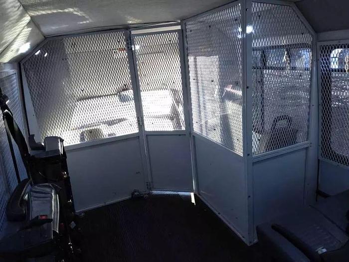 Refurbished 2015 FORD E-350 CAGED PRISION SHUTTLE BUS