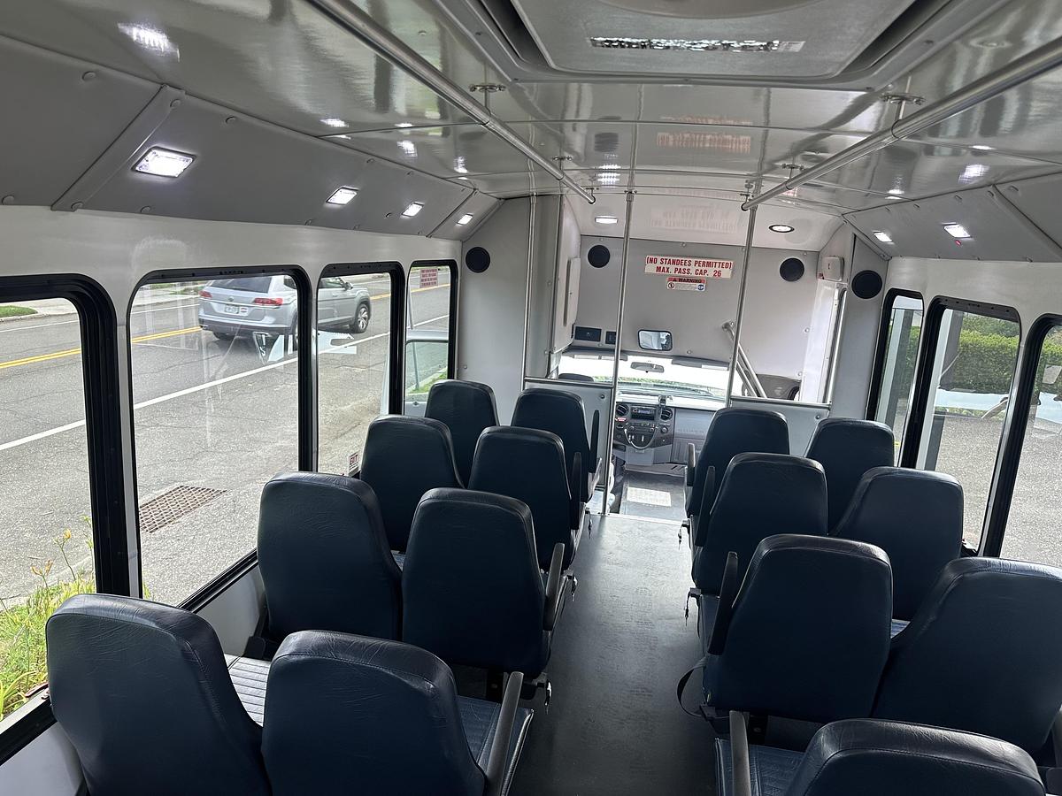 Used 2015 Ford F550 25 Passenger 2 Wheelchair Shuttle Bus