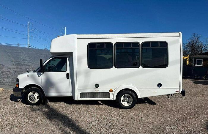 Refurbished 2016 Chevrolet NON CDL 12 PASSENGER DIESEL 3500 SHUTTLE BUS