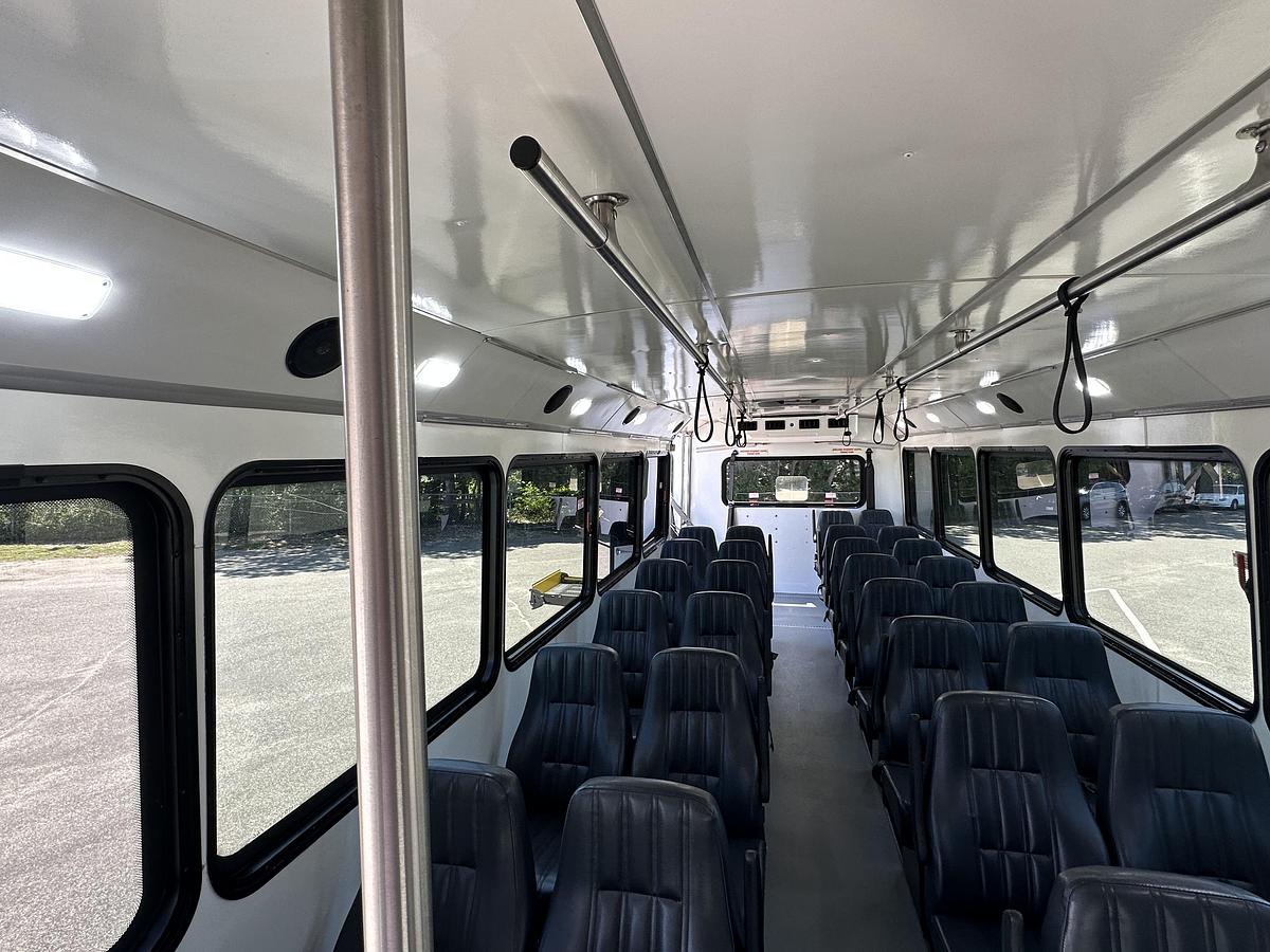 Refurbished 2018 Ford F550 Glaval Wheelchair Shuttle Bus 28 Passenger 2 Wheelchair
