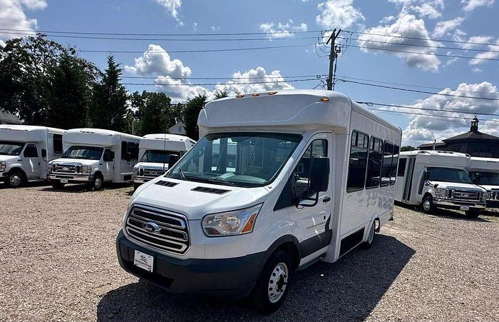 Refurbished 2017 Ford NON CDL TRANSIT T350 8/4 CNG WHEELCHAIR SHUTTLE BUS