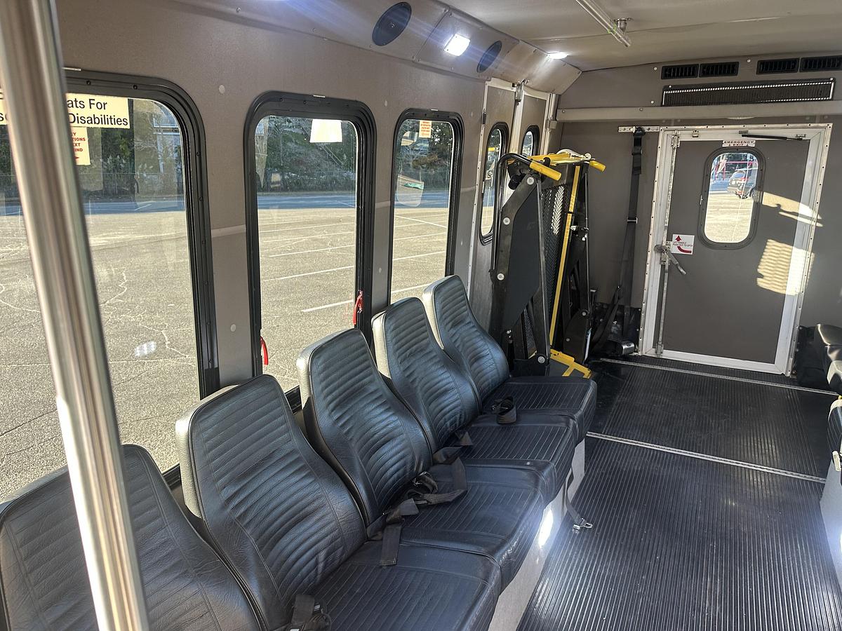 Refurbished 2018 Ford E-350 Non-CDL 13/2 Wheelchair Shuttle Bus