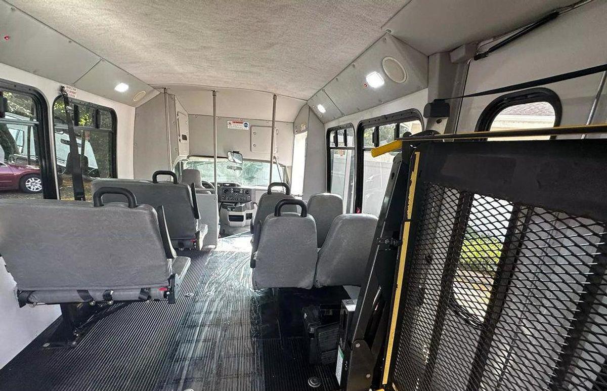 Refurbished 2015 Ford E-350 Non CDL 8/4 Wheelchair Shuttle Bus
