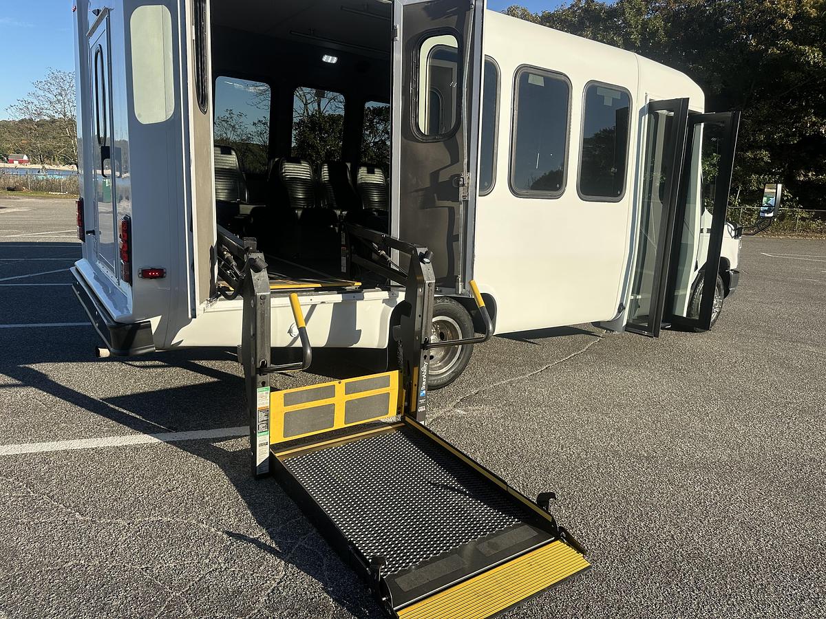 Refurbished 2018 Ford E-350 Non-CDL 13/2 Wheelchair Shuttle Bus