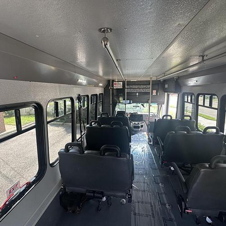 Refurbished 2017 Ford E-450 NON CDL 12 / 4 WHEELCHAIR SHUTTLE BUS