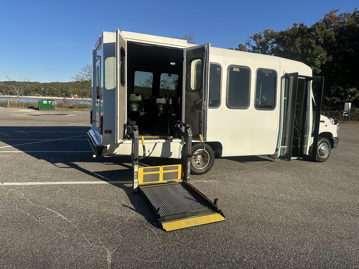 Refurbished 2018 Ford E-350 Non-CDL 13/2 Wheelchair Shuttle Bus