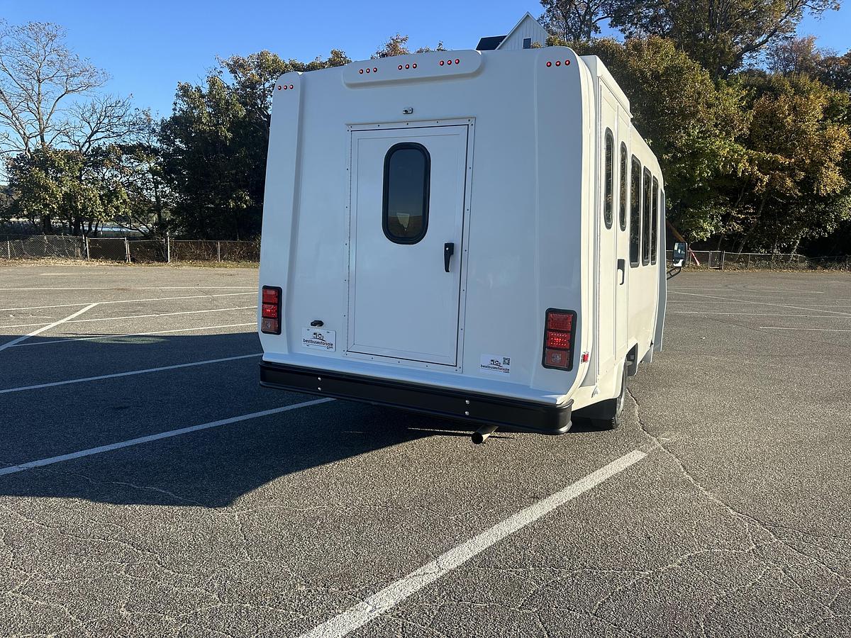 Refurbished 2018 Ford E-350 Non-CDL 13/2 Wheelchair Shuttle Bus