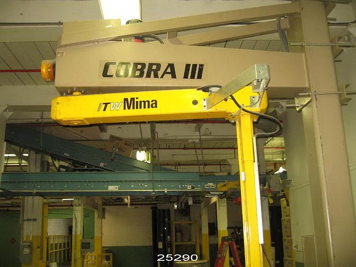 Used Itw COBRA III Automatic Stretch Wrapper, Itw Mima, 120 V, 20 Amps #25290