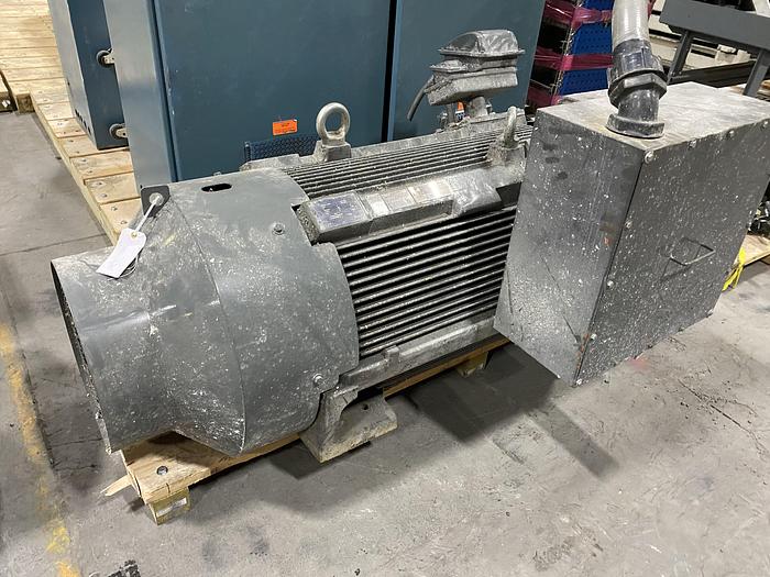 Used 450 HP TECO WESTINGHOUSE 1187 RPM MOTOR