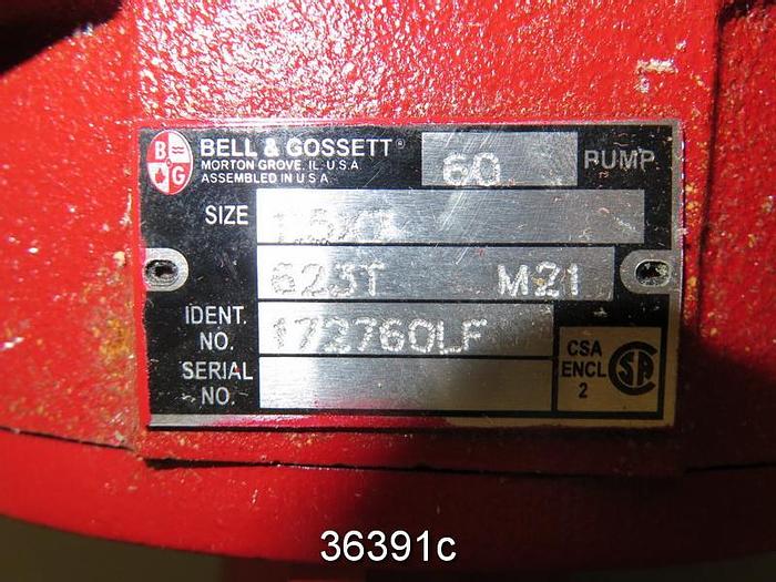 Unused Bell and Gossett Series 60 Pump, 1.5x3, 172760LF, Unused #36391