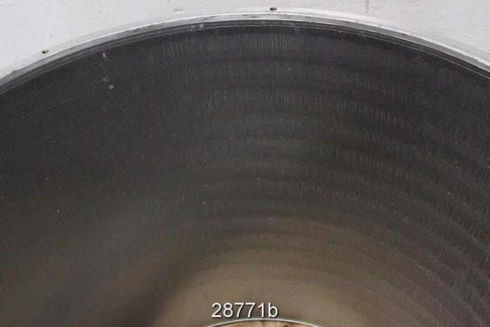 Used Voith VS 20 Slotted Pressure Screen Basket, 0.005" Slots #28771