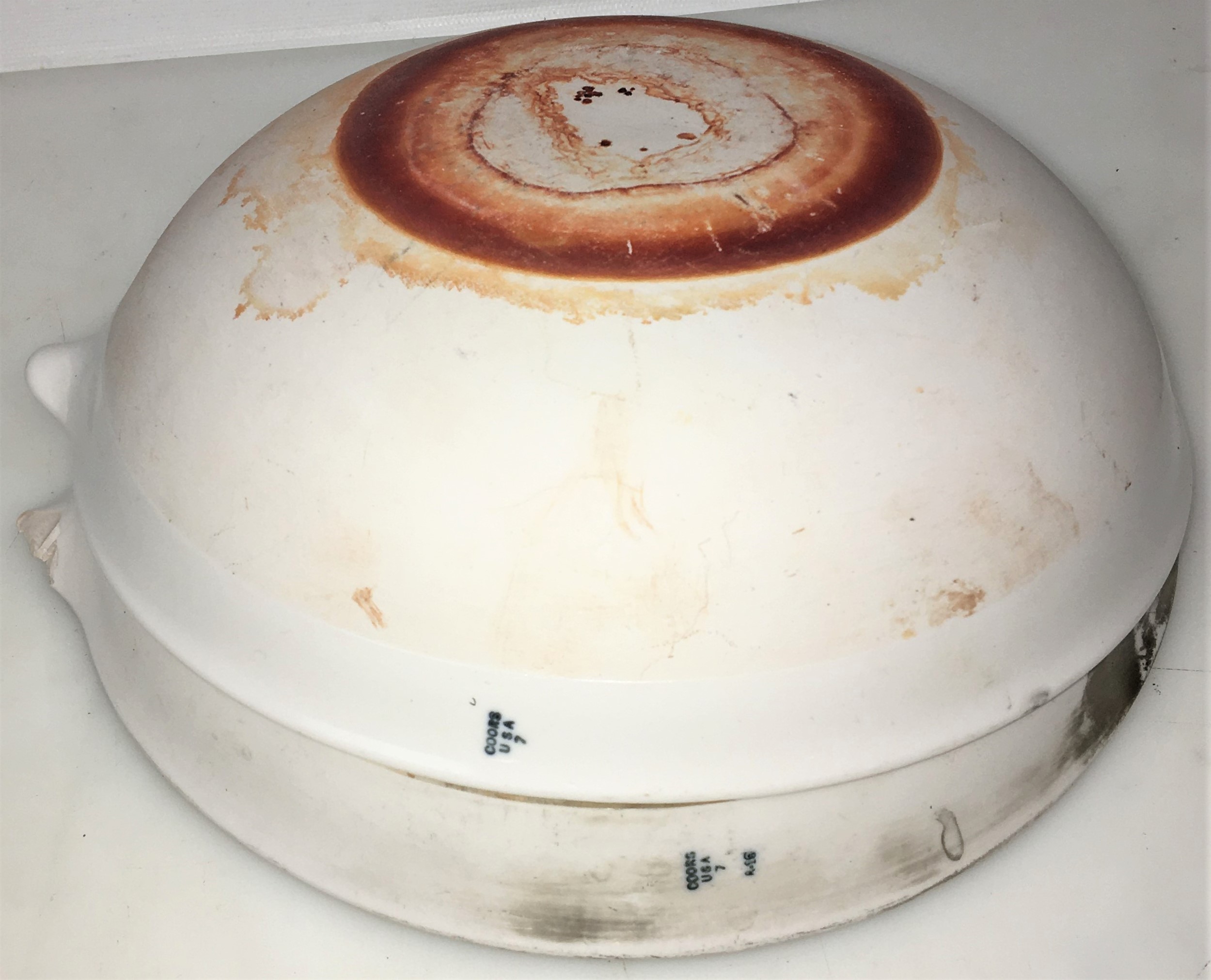 Used CooksTek 60206 (66206) Evaporating Dish with Pouring Lip - 765mL