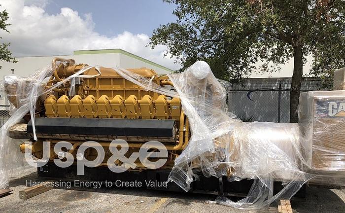 Used 2 MW 2005 Used Caterpillar G 3520 Natural Gas Generator Set