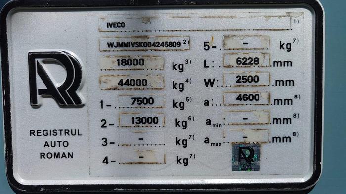 Used 2001 Iveco CURSOR 440E43 MODEL EUROTECH