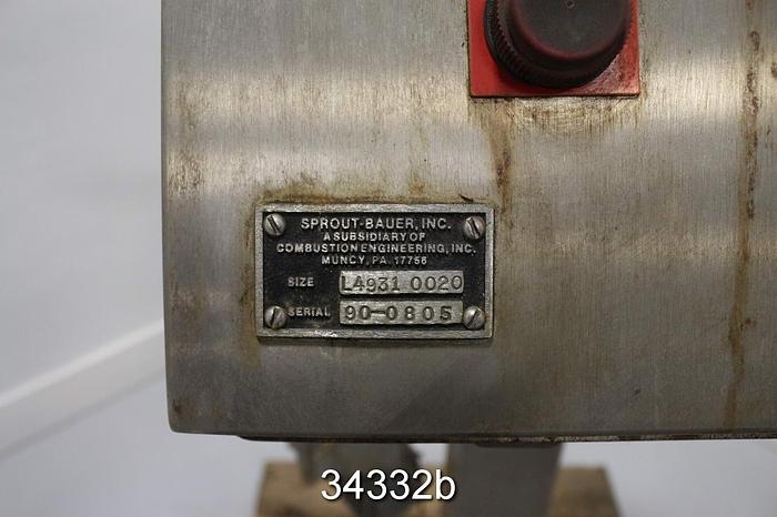 Used Sprout R 26 TF III 26" Disc Refiner Controls #34332