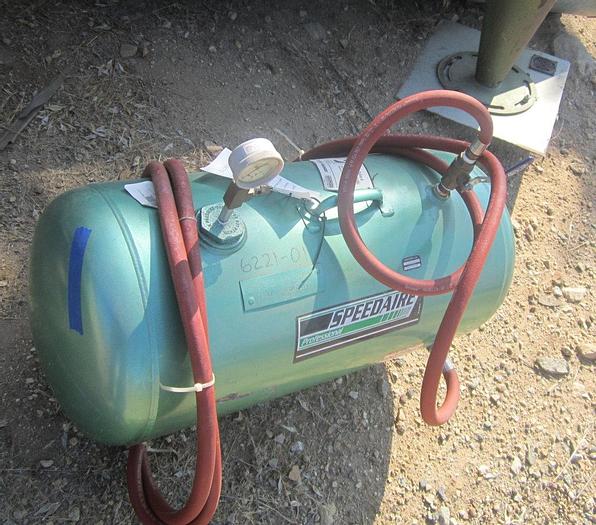 Used Tank, 12 Gallon, S/st, Air Rec, 144 PSI, Speedaire #S739243