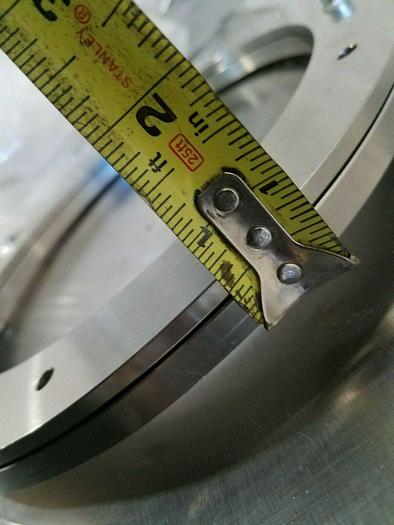 Used Bulk Head Trim Ring Bolt On Stainless Steel 8-1/2" ID Flange Tank Porthole