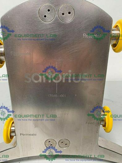 Used Sartorius 17546---001 Stainless Steel Tangential Crossflow Filtration Holder