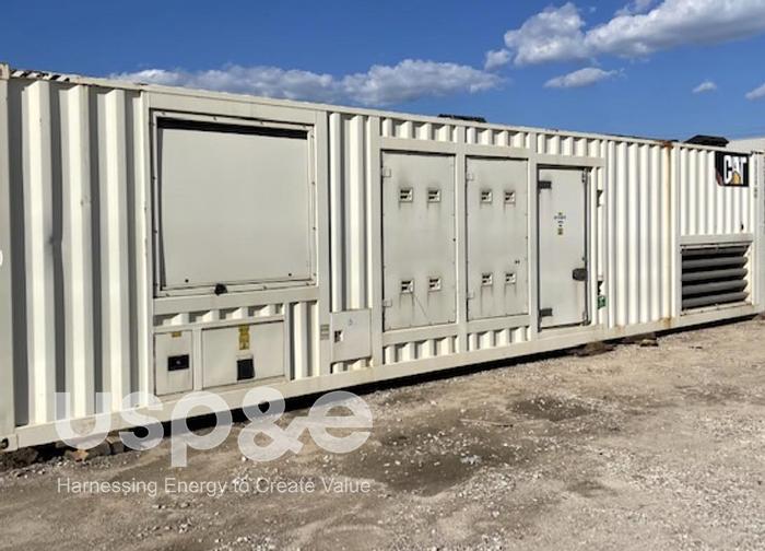 Used 1.4 MW 2014 Used Caterpillar XQ1475G Natural Gas Generator Set