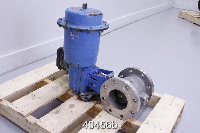Used Neles Jamesbury 4" V-ball Valve #40456