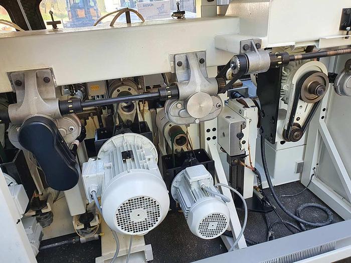 Used 2001 SCM Italy Automatic Throughfeed moulder SCM TOPSET XL, 7 heads