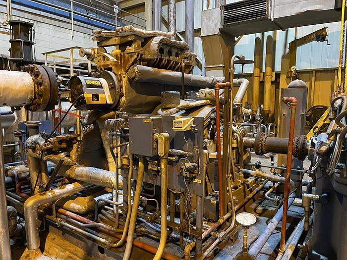 Used 10 MW TURBINE GENERATOR EM ELECTRIC MACHINERY BRUSHLESS SYNCHRONOUS GENERATOR REBUILT 2018