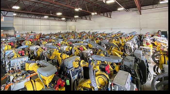 Used FANUC ROBOT LIQUIDATION SALE R2000iB/210F ROBOTS WITH R30iA CONTROLLERS (400) LOW HOUR UNITS AVAILABLE
