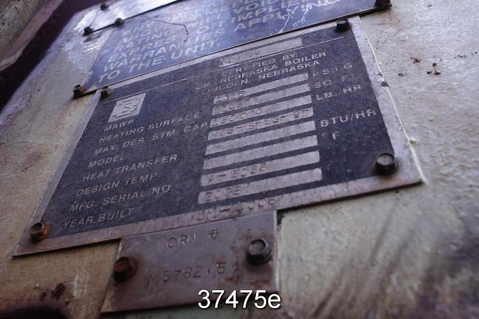 Used Nebraska N2S-8-S3-97 Natural Gas Package Boiler #37475