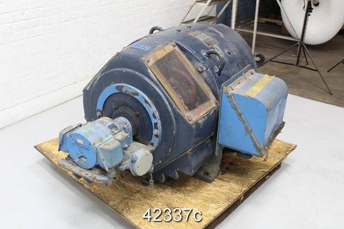 Used Canadian General Electric DC Motor, 500 Hp, 1150 Rpm, 500 Volts #42337