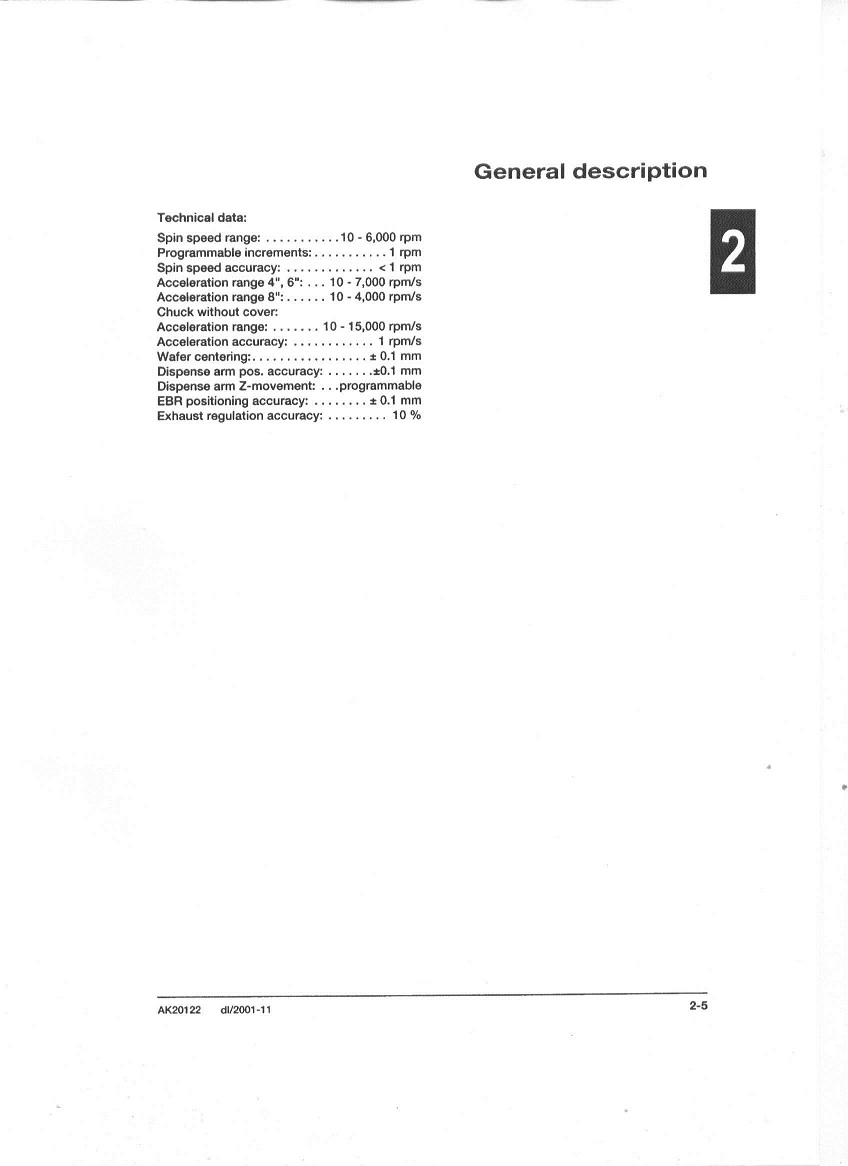 Used Complete photolitographic line FALCON