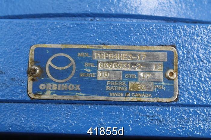 Used Orbinox 16" Air Operated Knife Gate Valve #41855