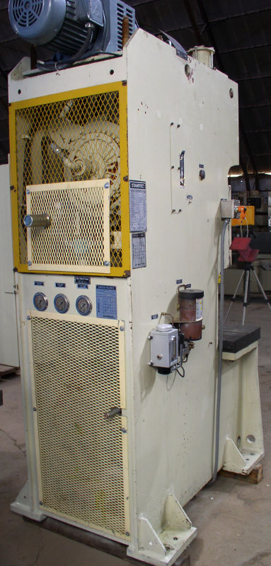 Used 35 Ton STAMTEC Model G1-35 Gap Frame Open Back Press; Mfg 2008