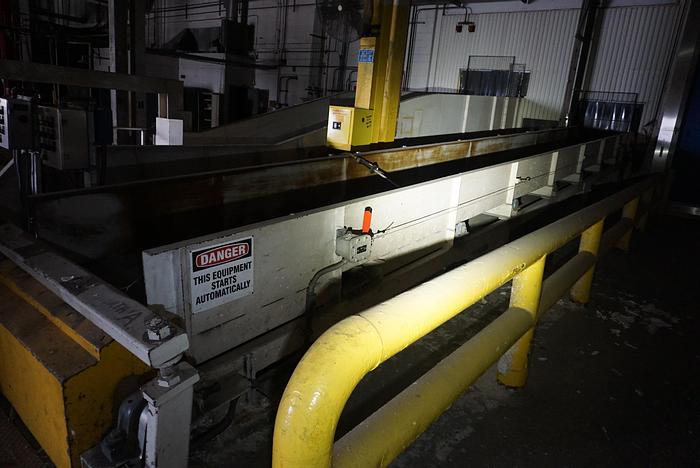 Used 50' LONG BELT CONVEYOR 48" WIDE
