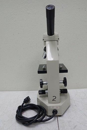 Used Unbranded L&M? Compact Student Monocular Microscope with 3 Objectives