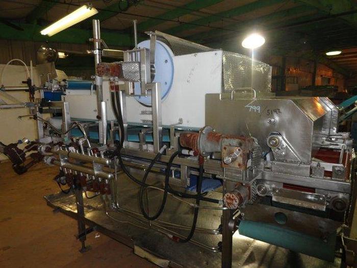 Used Stainless Steel Cheese Rake, 40" all hydraulic operation