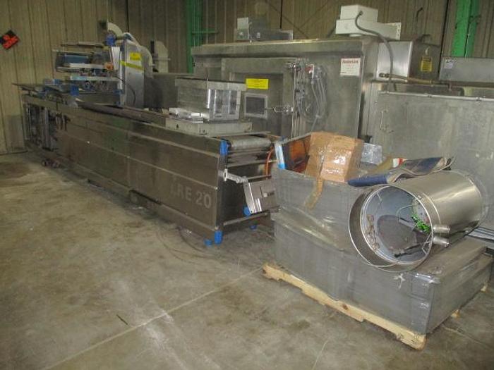 Used 2008 REPAK ROLLSTOCK PACKAGER, 18" WIDE BETWEEN CHAINS, 220 VOLT, BUILT 2008 RE-20