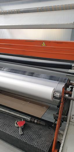 Used 1996 ZOCCHI  Motorized unwinding group and triangle single fold (for HDPE)