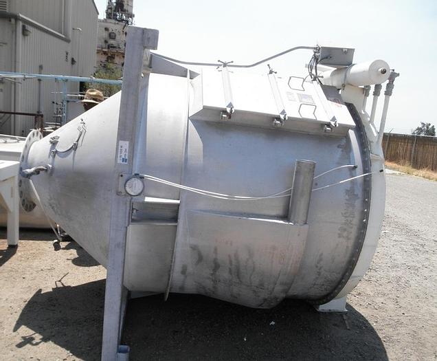 Used Dust Collector, Baghouse, 146 SF, S/st, HAF Equipment, #S741236