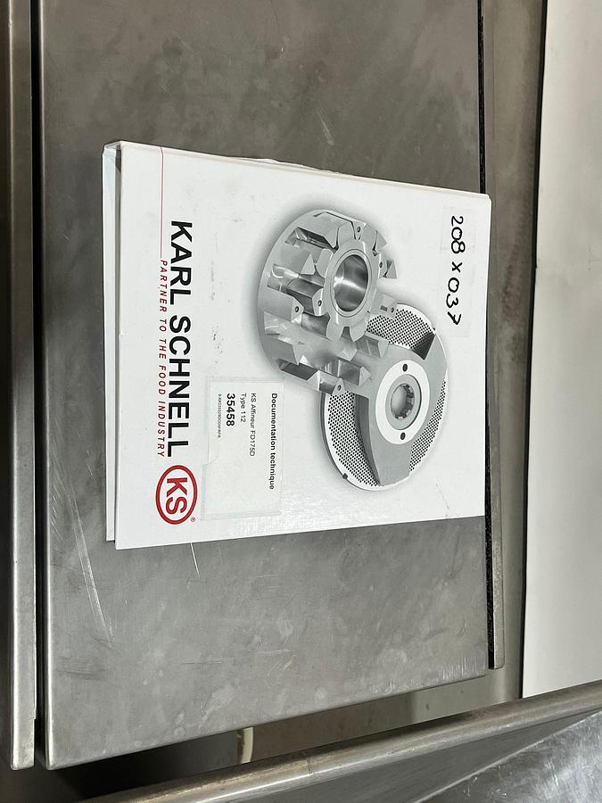 Used 2014 Karl Schnell Emulgator, 112 FD 175