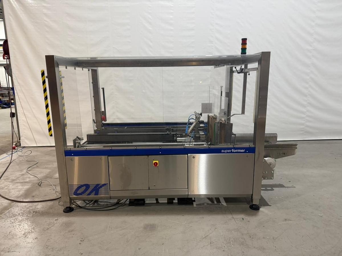 Gebruikt 2016 OK Packaging Systems B.V. Superformer dozenmachine met tape