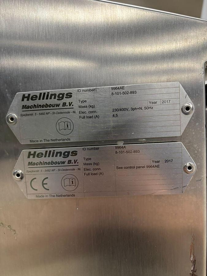 Gebruikt 2017 Hellings Opvoerband met dwarsband