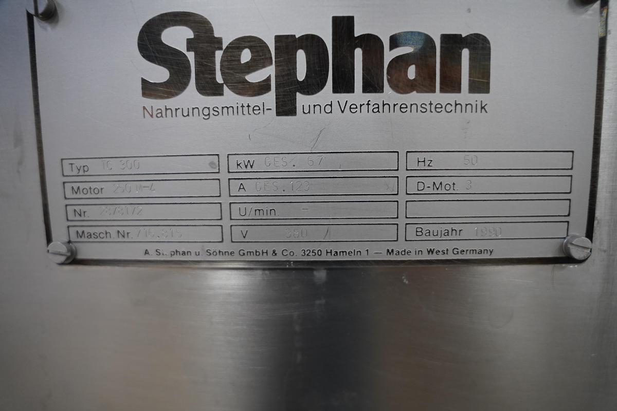 Gebruikt 1990 Stephan Combicut mixer Type: TC300