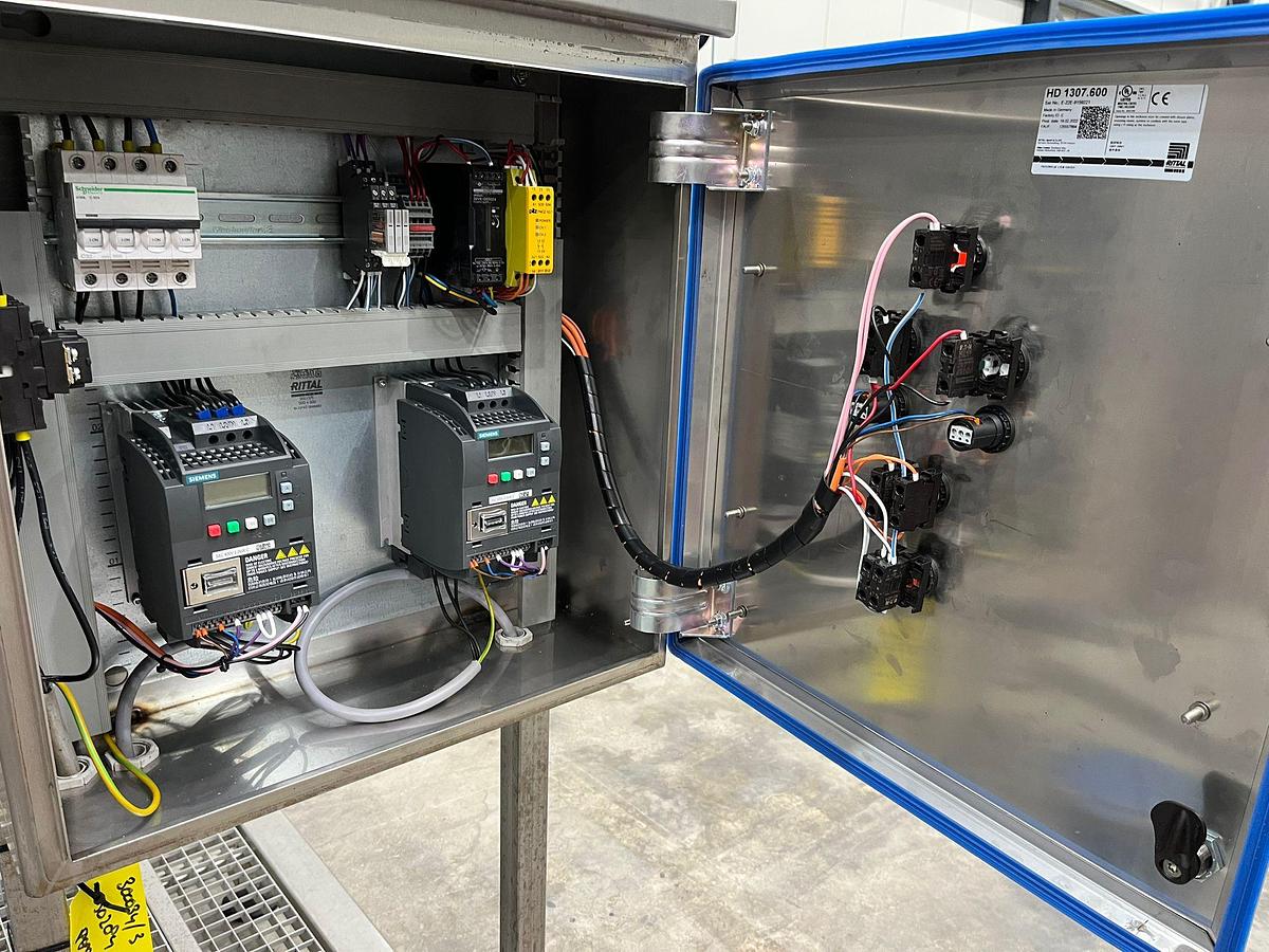 Gebruikt DIESSEL RVS Menger/tank met roerwerk