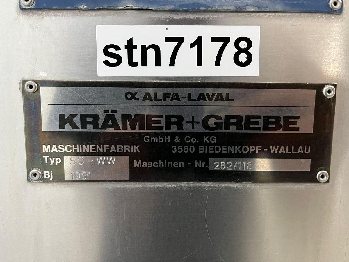 Used 1991 Krämer Grebe SC-WW Vleeswolf-grinder