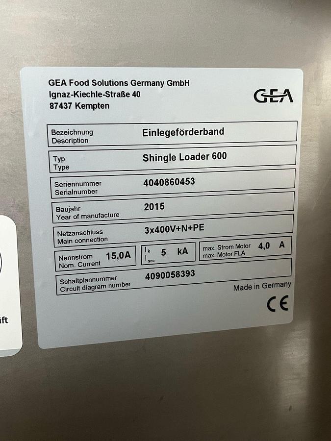 Used 2015 GEA ShingleLoader 600