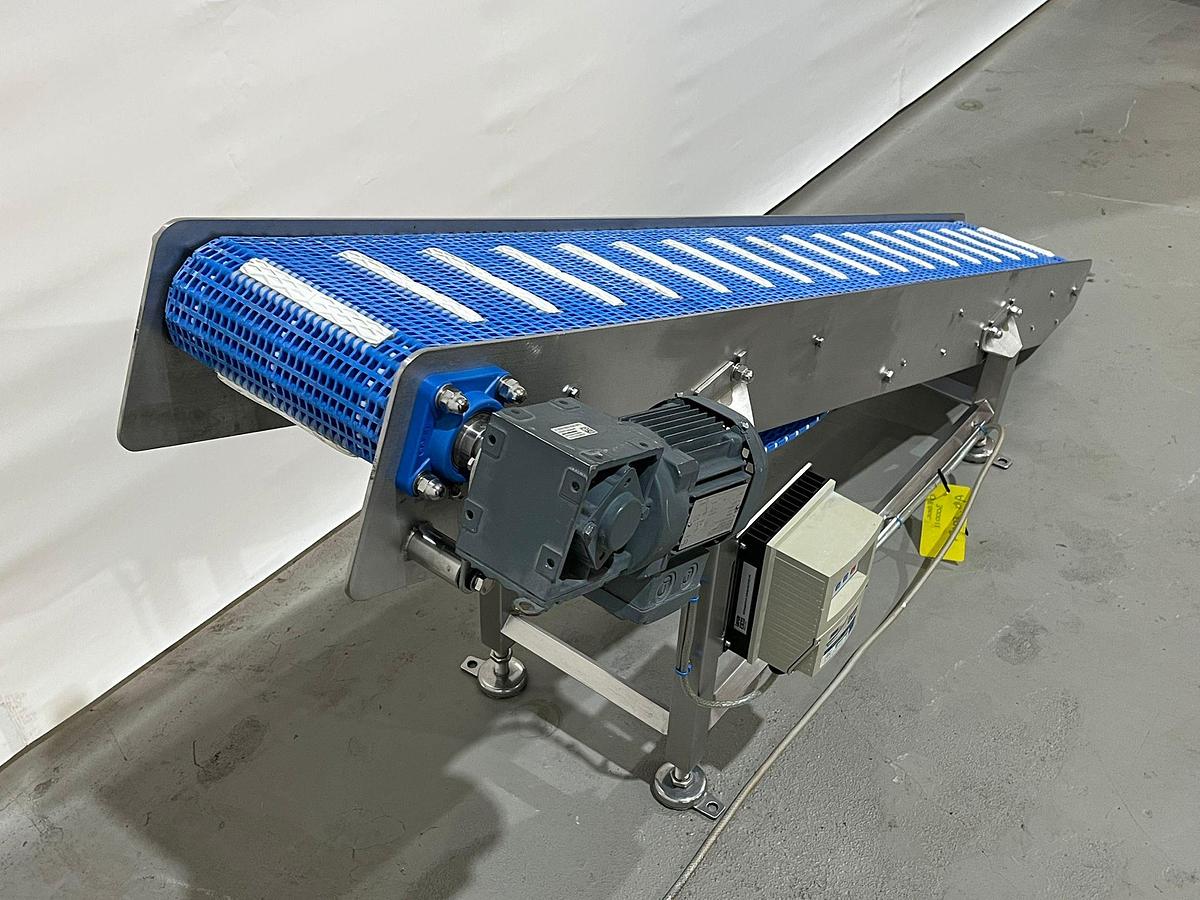 Gebruikt - RVS transportband