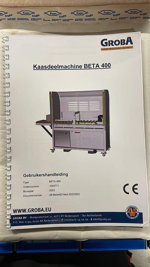 Gebruikt 2023 Groba Kaas deelmachine, type bèta 400