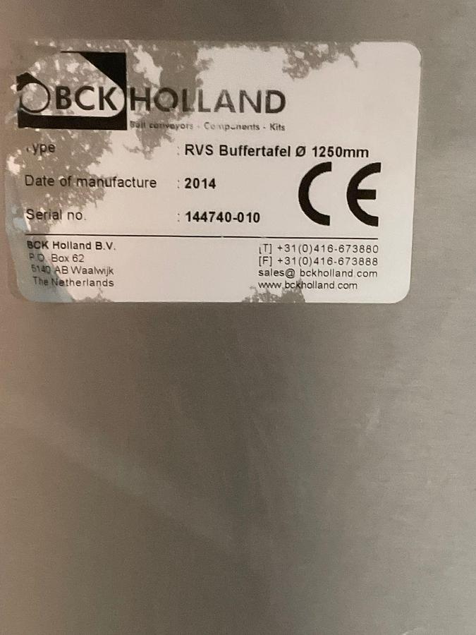 Gebruikt 2014 BCK Holland Draaitafel 1250mm